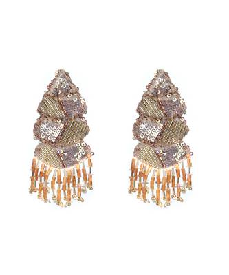 Beaded tassels dangler earrings 2