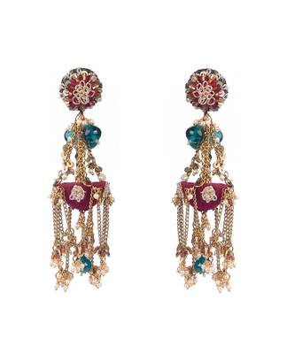 Chain link dangler earrings 2
