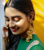 Ghungroo embroidered danglers