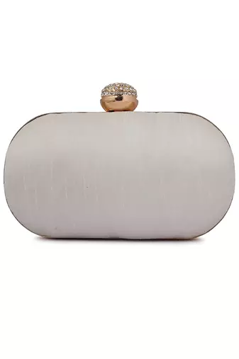Gold ombre capsule clutch