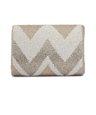 Silver metallic zigzag flapover 4
