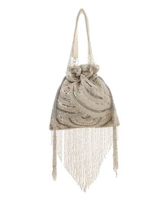 Silver platinum lux potli bag 3