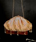 Rose pink bling batua