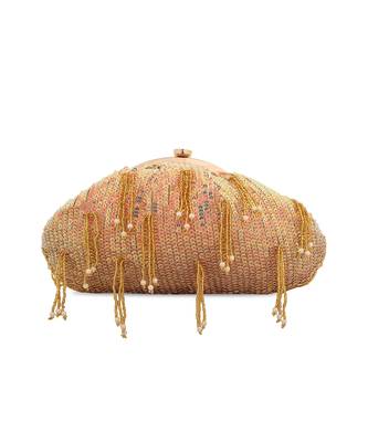 Rose pink bling batua 2