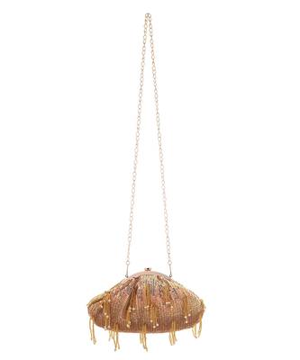 Rose pink bling batua 3