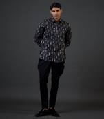 Black mughal printed shirt