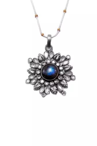 Labradorite silver sofia pendant