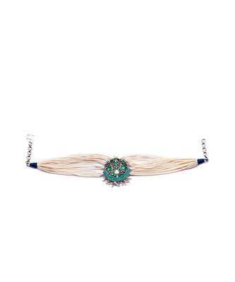 Green silver suhaliya choker 2