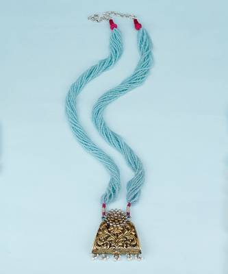 Golden silver aasia necklace 2