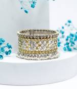 Golden silver stunning nazmin bracelet