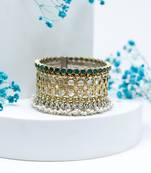 Golden stunning silver hena bracelet