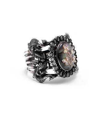 Labradorite silver shabina cuff bracelet 4