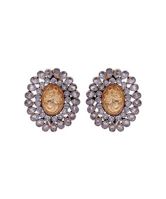 Golden silver louise elegant earrings 2
