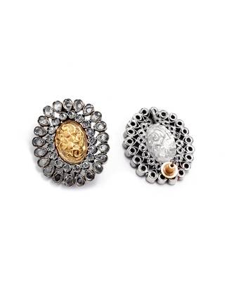 Golden silver louise elegant earrings 3