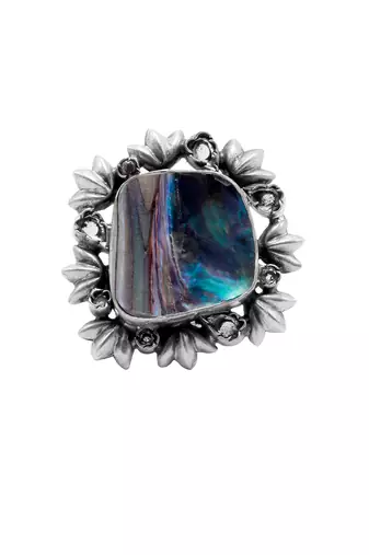 Silver marina adorable ring