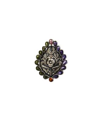 Silver elena charming ring 2