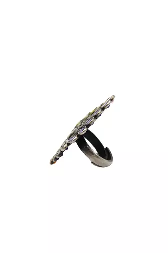 Silver elena charming ring