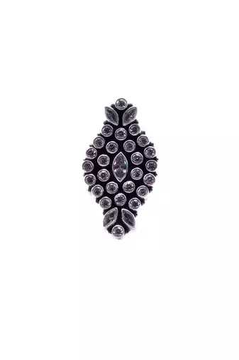 Silver olivia ring