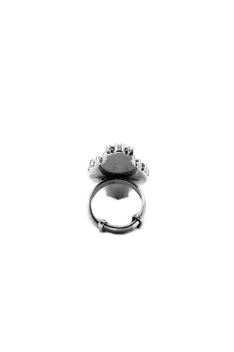 Silver olivia ring