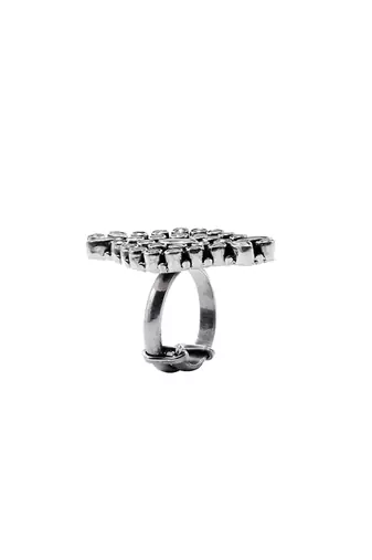 Silver olivia ring