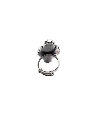 Green silver sara charming ring 3
