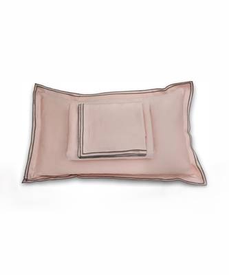 Coral Peach Sateen Finished Ultra Soft Cotton Bedsheet 1
