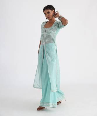 Green zahra kurta set 2