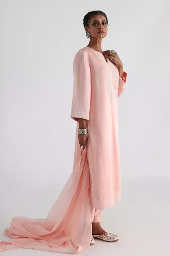 Pink ruhae kurta set