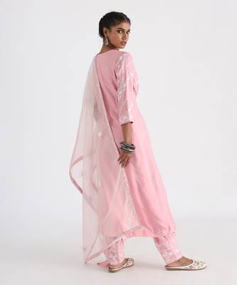 Pink naayab kurta set 3