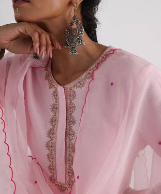 Pink rua kurta set 3