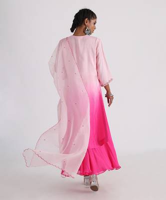 Pink rua kurta set 4