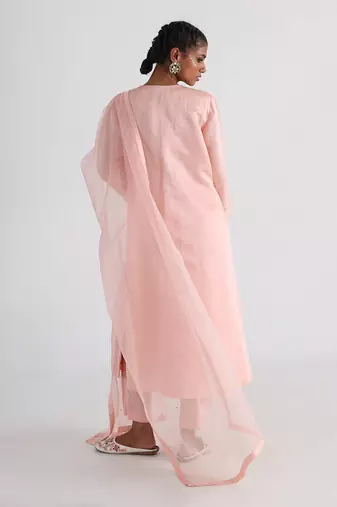 Pink ruhae kurta set