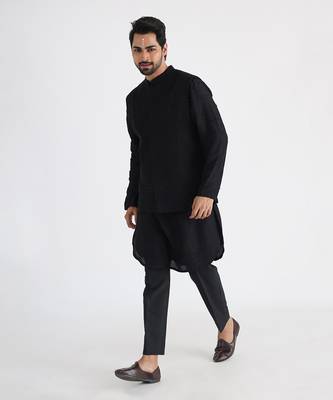 Black adeem nehru jacket 4