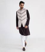 Off white nehru jacket