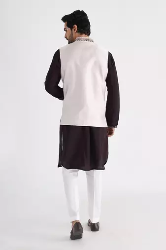 Off white nehru jacket