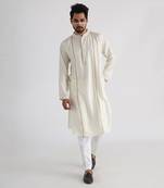 Off white ruakh kurta set