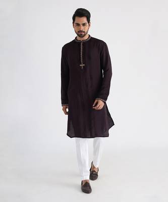 Brown kurta set 1