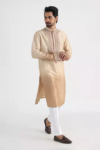 Off white nabeel kurta set