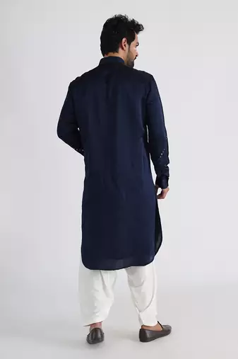 Navy nilah kurta set