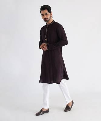 Brown kurta set 3