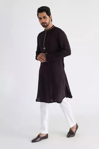 Brown kurta set