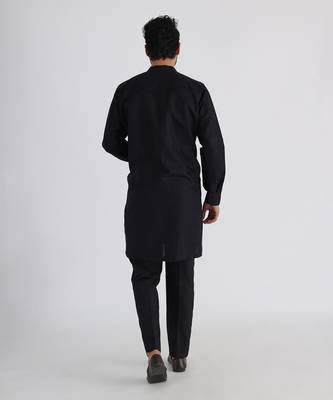 Black taher kurta set 4