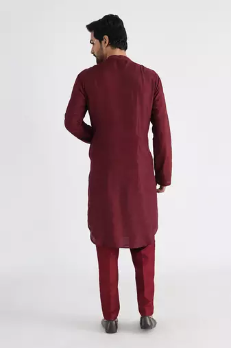 Maroon darek kurta set