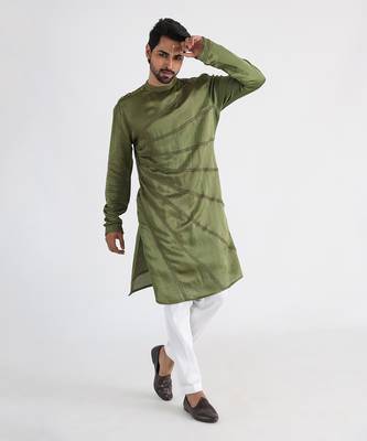 Olive kurta set 1