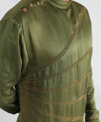 Olive kurta set 2