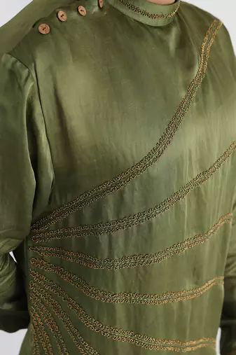 Olive kurta set