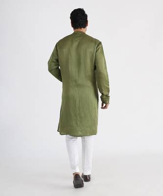Olive kurta set 3