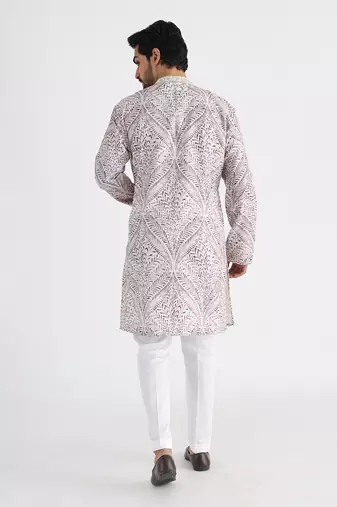 Off white aaref kurta set