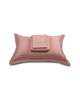 Coral Peach Sateen Finished Ultra Soft Cotton Bedsheet 1