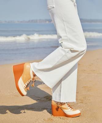 Brown nougat wedge 2